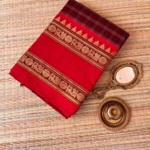 COTTON ZARI-MAROON 03